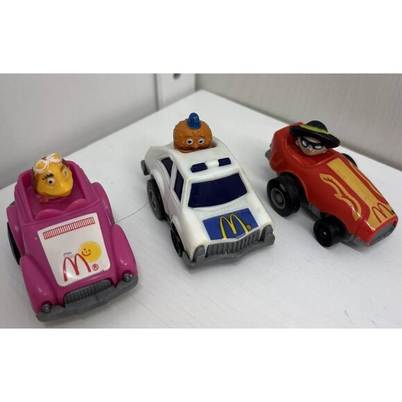 Vintage McDonalds Pull Back Cars Fast Macs Happy Meal Toys Lot of 9 1985-91 - Picture 3 of 16
